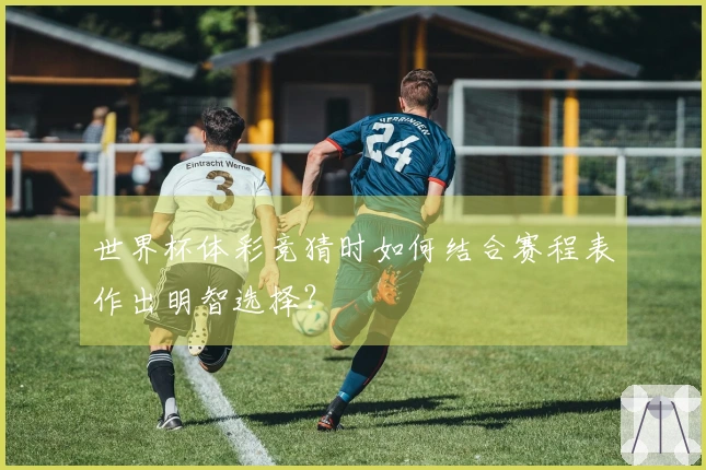 世界杯体彩竞猜时如何结合赛程表作出明智选择？